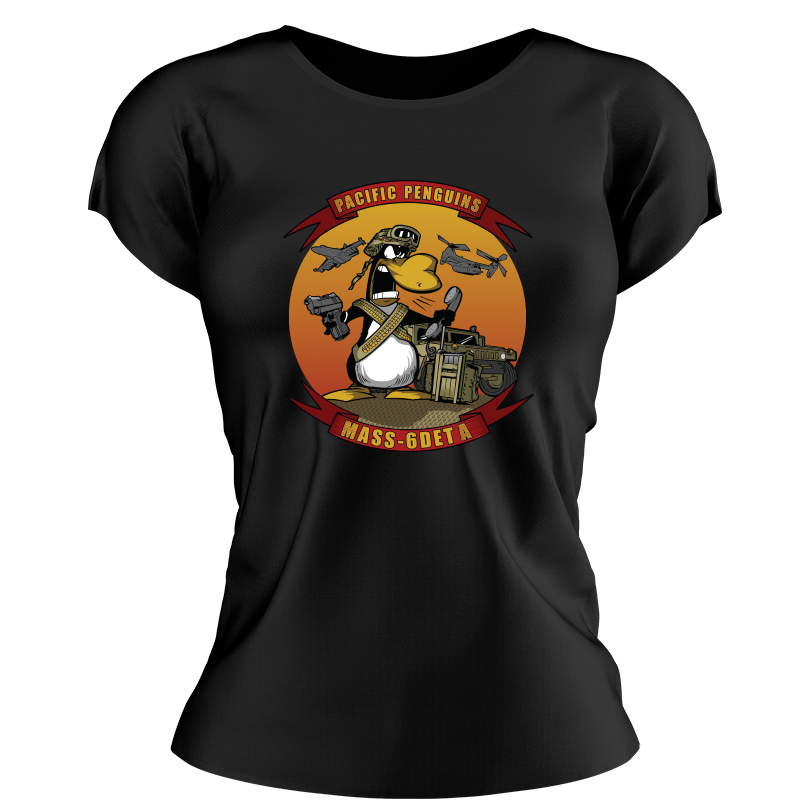 Marine Air Support Squadron-6 (MASS-6) Women's Unit Logo T-Shirt