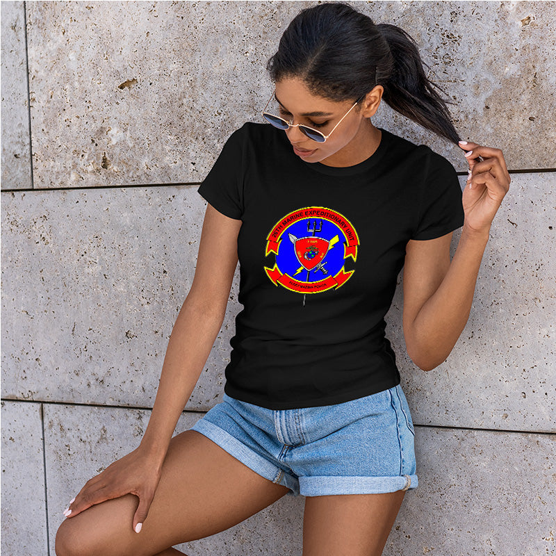 26th Marine Expeditionary Unit , 26th MEU Marines USMC Unit ladie's T-Shirt, 26th MEU USMC Unit logo, USMC gift ideas for women, Marine Corp gifts for women 26th Marine Expeditionary Unit