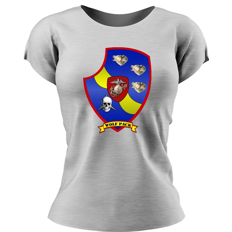 3d Light Armored Reconnaissance Battalion USMC Unit ladie's T-Shirt, 3rd Light Armored Reconnaissance Bn logo, USMC gift ideas for women, Marine Corp gifts for women 3d Light Armored Reconnaissance Bn