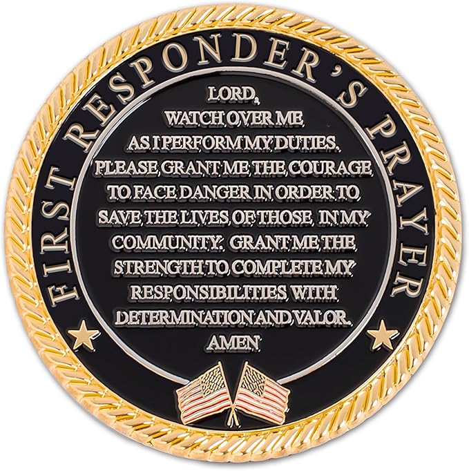 EMS/EMT - First Responder Prayer Coin