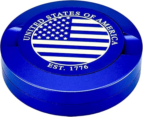 American Flag - BLUE Metal Zyn/Snus Container