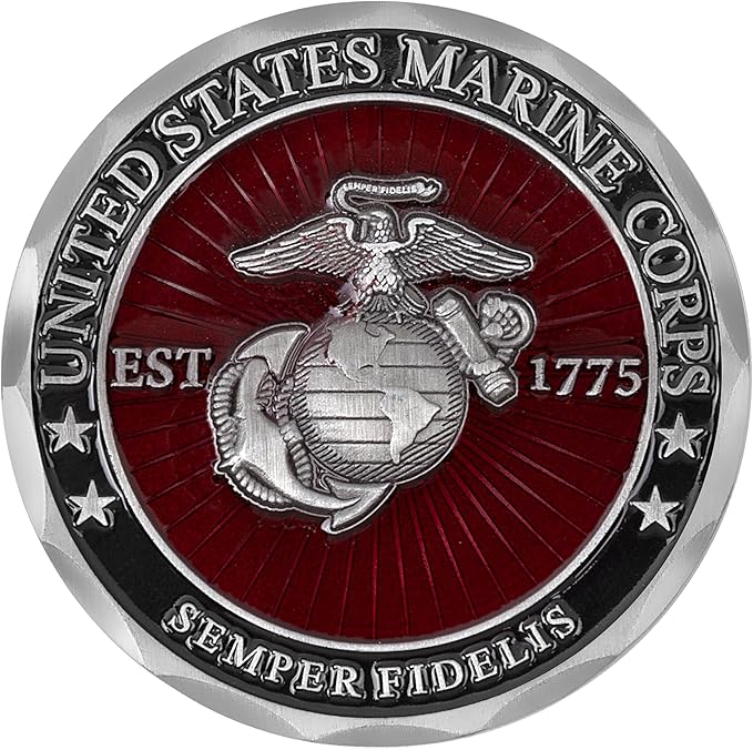 USMC - Yellow Footprints Challenge Coin