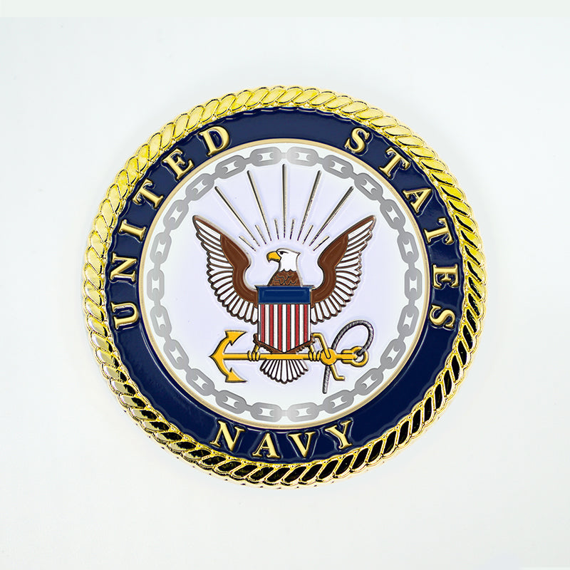 Navy Medallion - 2 Inch USN Medal - U.S. Navy Seal Emblem - Navy Gifts