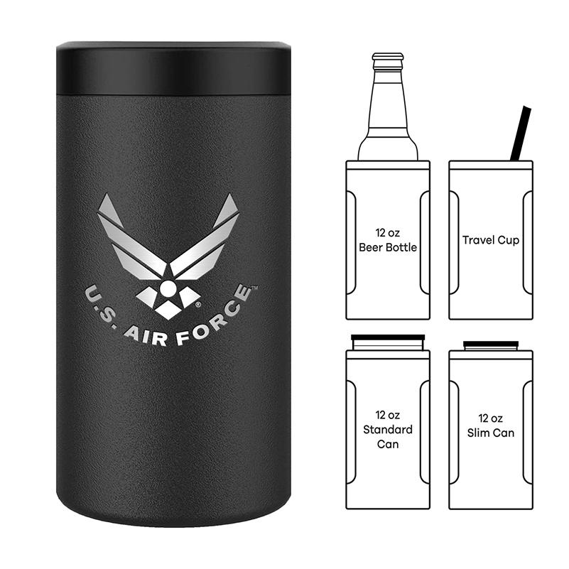4 in 1 US Air Force USAF Can Cooler Universal Koozie