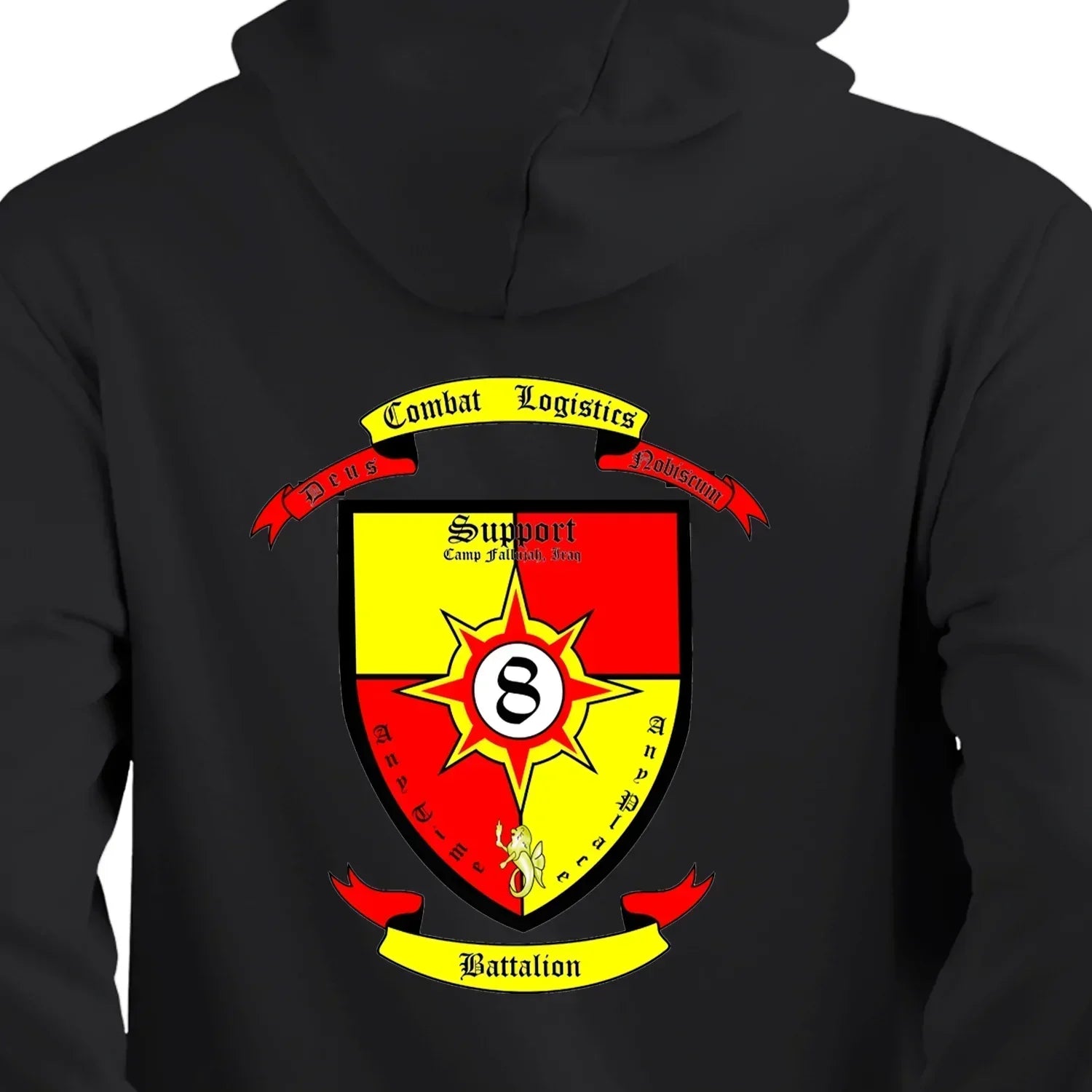 Combat Logistics Battalion 8 USMC Unit hoodie, CLB-8 logo sweatshirt, USMC gift ideas for men, Marine Corp gifts men or women CLB-8