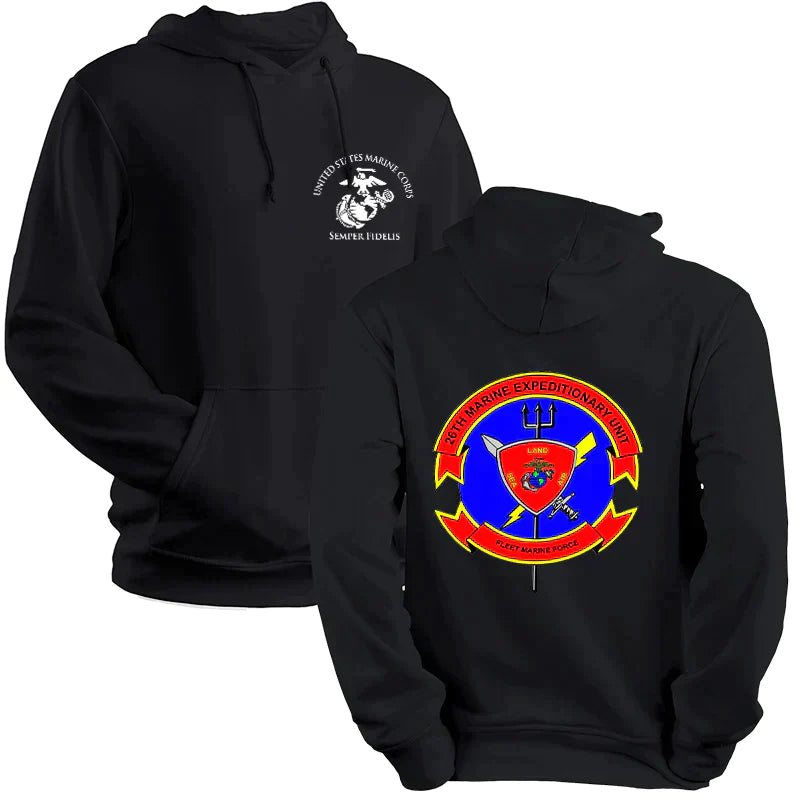 26th Marine Expeditionary Unit USMC Unit hoodie, 26th MEU USMC Unit Logo sweatshirt, USMC gift ideas, Marine Corp gifts women or men, USMC unit logo gear, USMC unit logo sweatshirts