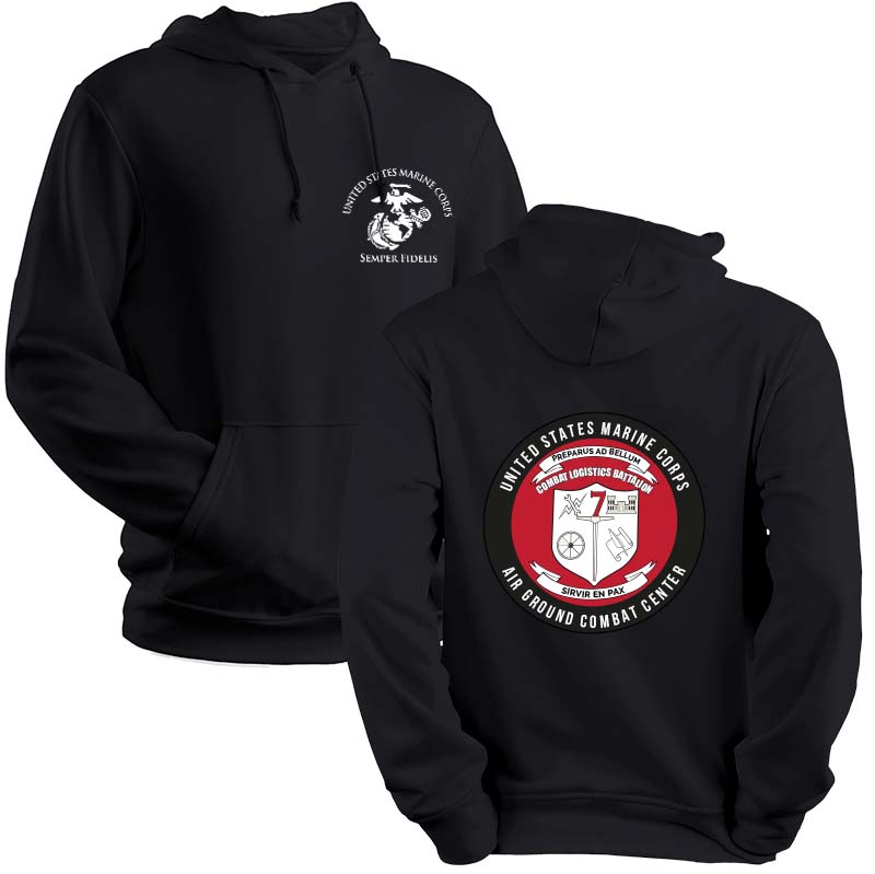 Combat Logistics Battalion 7 USMC Unit hoodie, CLB-7 logo sweatshirt, USMC gift ideas for men, Marine Corp gifts men or women CLB-7