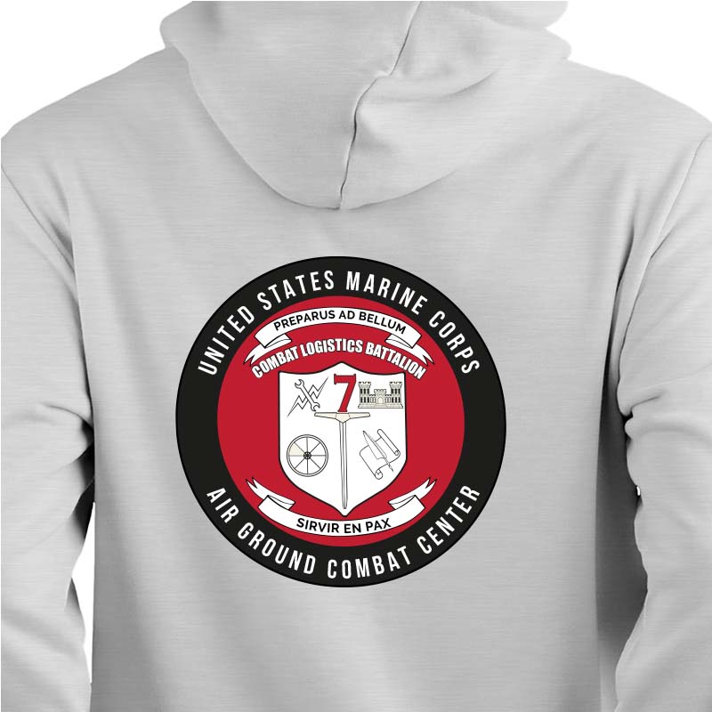 Combat Logistics Battalion 7 USMC Unit hoodie, CLB-7 logo sweatshirt, USMC gift ideas for men, Marine Corp gifts men or women CLB-7
