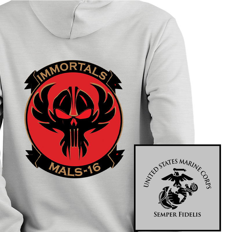 MALS-16 Unit Black Sweatshirt, Marine Aviation Logistics Squadron 16 unit hoodie, MALS-16 unit sweatshirt, Marine Aviation Logistics Squadron 16 unit hoodie