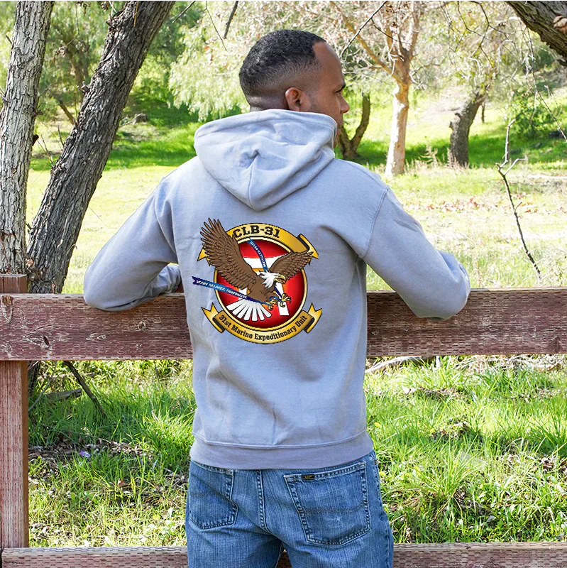 Combat Logistics Battalion 31 USMC Unit hoodie, CLB-31 USMC Unit Logo sweatshirt, USMC gift ideas, Marine Corp gifts women or men, USMC unit logo gear, USMC unit logo sweatshirts