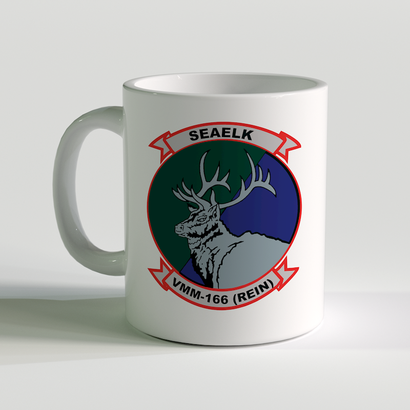 VMM-166 unit coffee mug, USMC custom coffee mug, usmc coffee mug