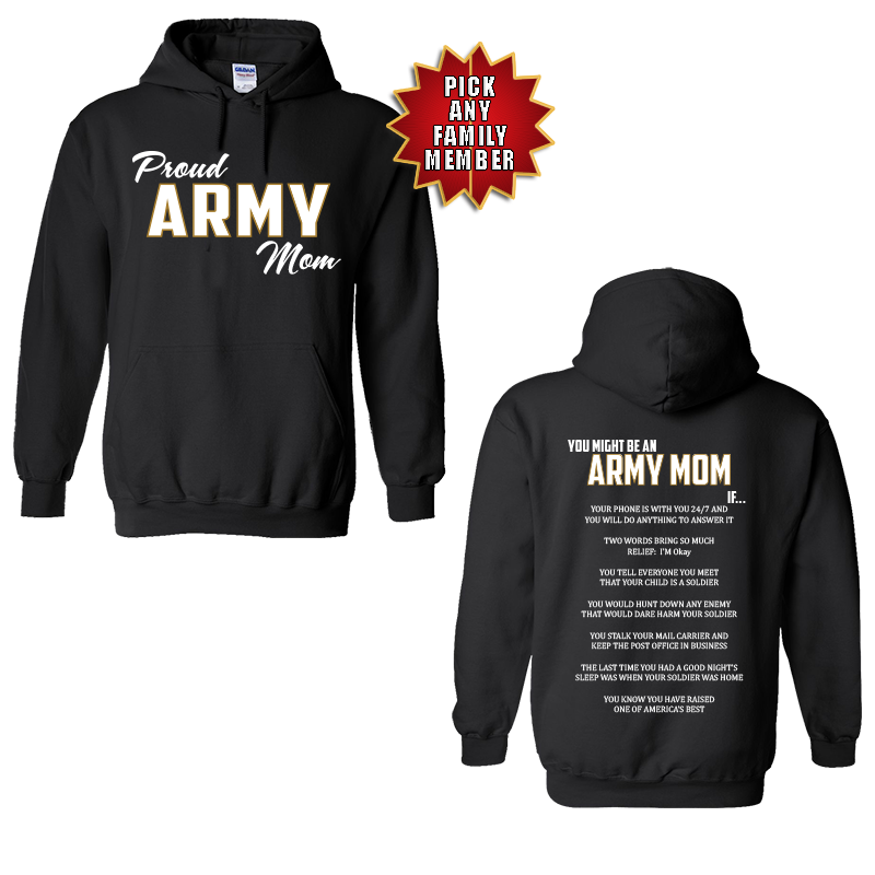 You Might Be an Army Family If – Army Graduation Hoodie