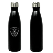 Load image into Gallery viewer, 2nd Bn 10th Marines logo water bottle, 2dBn 10th Marines hydroflask, Second Battalion Tenth Marines USMC, Marine Corp gift ideas, USMC Gifts for women 17 Oz water bottle
