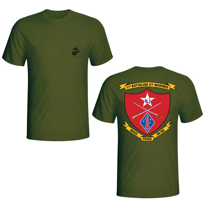 1st Battalion 5th Marines Unit T-Shirt