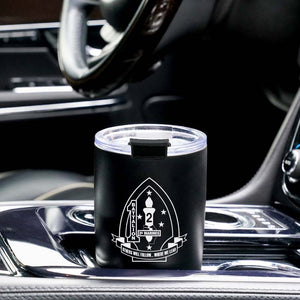 1st Battalion 2nd Marines logo tumbler, 1st Battalion 2nd Marines coffee cup, 1st Battalion 2d Marines USMC, Marine Corp gift ideas, USMC Gifts for women
