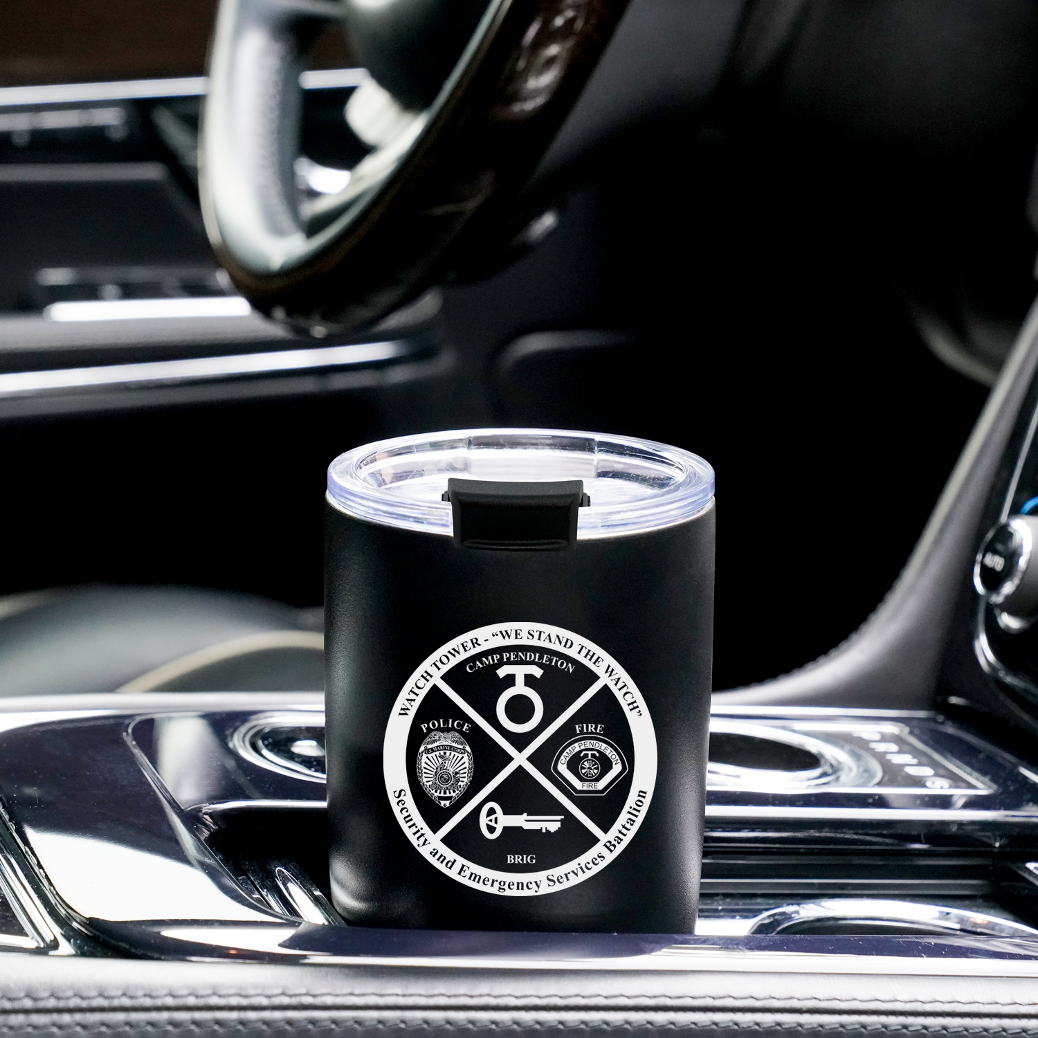 SES Bn USMC Unit Logo Tumblers- 20 OZ