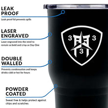 Load image into Gallery viewer, Third Battalion 3rd Marines (3/3) USMC Unit logo tumbler, 3rd Battalion 3rd Marines coffee cup, 3/3 USMC, Marine Corp gift ideas, USMC Gifts for women 
