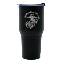 Load image into Gallery viewer, Unique USMC gift 30oz Marine Corps Tumbler USMC Tumbler Marine Corp yeti decal USMC cofee mug USMC gifts for women Marines
