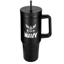 Load image into Gallery viewer, 40 oz Insulated Stainless Steel Tumbler Travel Mug with Handle
