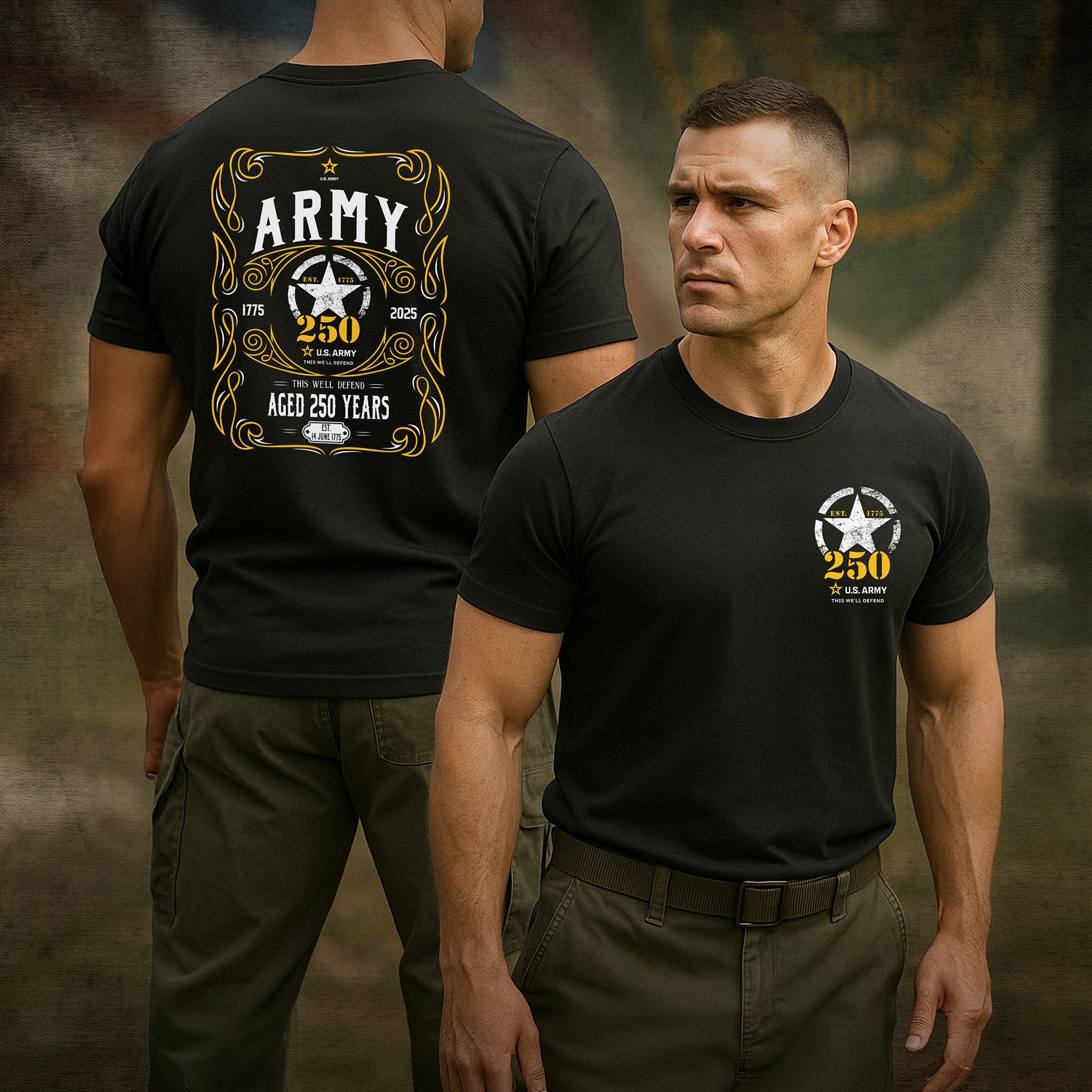 Army 250th Birthday T-Shirt Limited-Edition
