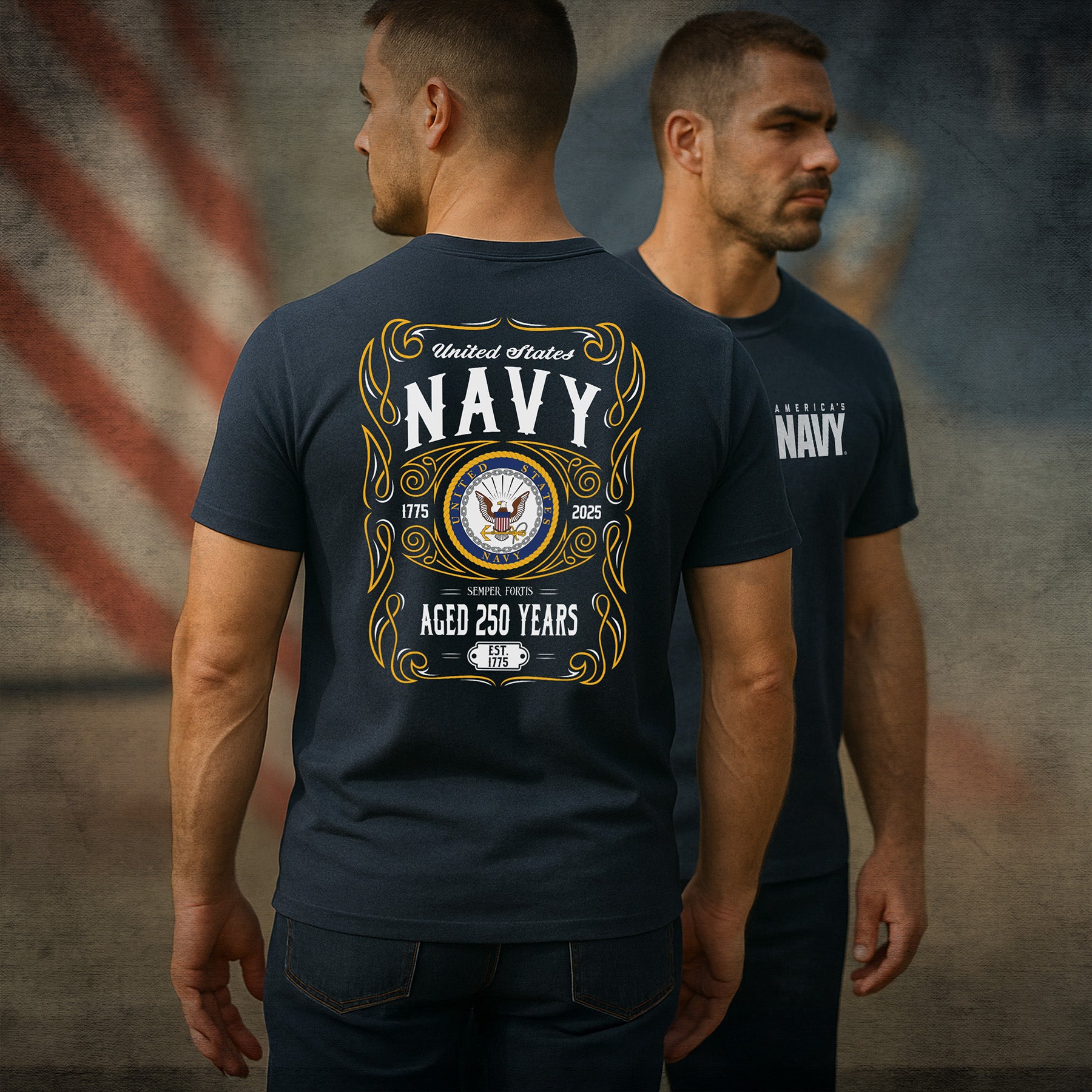 Navy 250th Birthday T-Shirt Limited-Edition