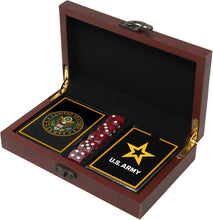 Load image into Gallery viewer, Army Playing Card and Dice Set
