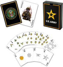 Load image into Gallery viewer, Army Playing Cards and Dice
