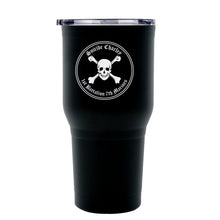 Load image into Gallery viewer, Suicide Charley logo tumbler, Suicide Charley coffee cup, 1st Bn 7th Marines Suicide CharleyUSMC, Marine Corp gift ideas, USMC Gifts for women 
