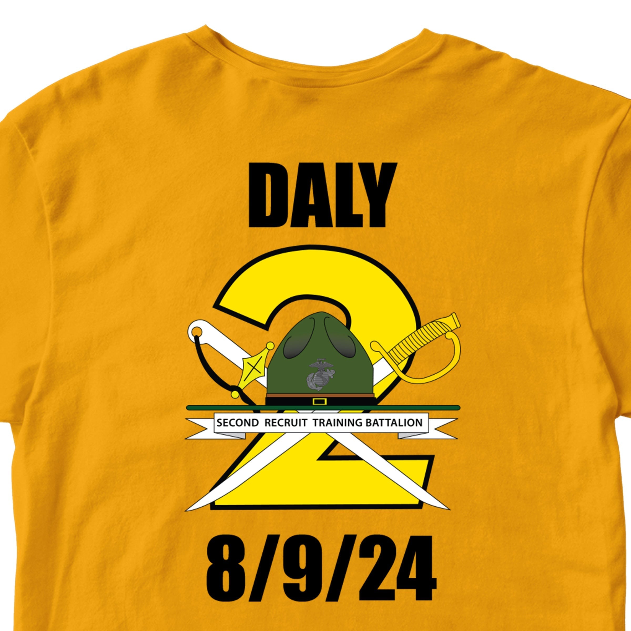 USMC Proud Mom/Dad T-Shirt with Customizable Back