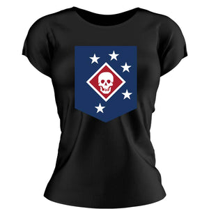 Women's Marine Raiders USMC Unit T-Shirt, Marine Raiders Women's USMC Unit T-Shirt, Marine Raiders logo, USMC gift ideas for women, Marine Corps gifts women