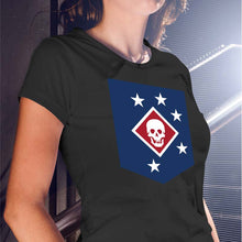 Load image into Gallery viewer, Women&#39;s Marine Raiders USMC Unit T-Shirt, Marine Raiders Women&#39;s USMC Unit T-Shirt, Marine Raiders logo, USMC gift ideas for women, Marine Corps gifts women
