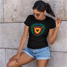 Load image into Gallery viewer, Third Battalion Fourth Marines USMC Unit ladie&#39;s T-Shirt,  3/4 USMC Unit logo, USMC gift ideas for women, Marine Corp gifts for women 3rd Battalion 4th Marines

