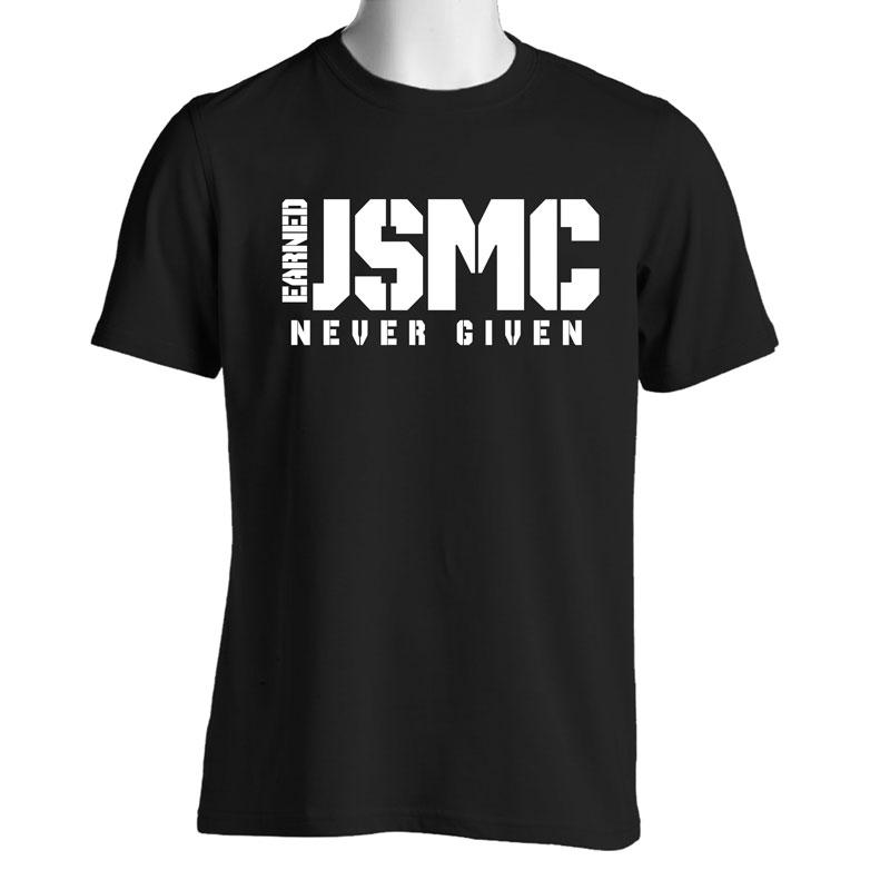 USMC Earned Never Given T-Shirt