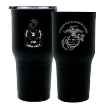 Load image into Gallery viewer, 2D Bn USMC Stainless Steel Marine Corps Tumbler- 30 oz
