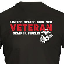 Load image into Gallery viewer, United States Marines Veteran T-Shirt

