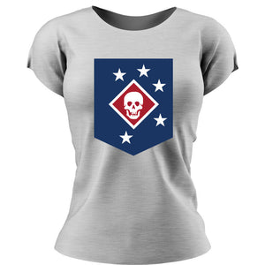 Women's Marine Raiders USMC Unit T-Shirt, Marine Raiders Women's USMC Unit T-Shirt, Marine Raiders logo, USMC gift ideas for women, Marine Corps gifts women