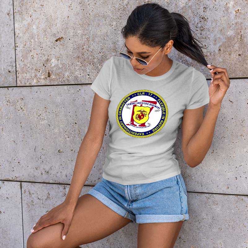 CLR-17 Unit Logo Heather Grey Short Sleeve T-Shirt