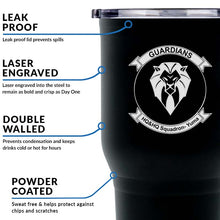 Load image into Gallery viewer, Headquarters &amp; Headquarters Squadron Yuma Marines logo tumbler, HQ&amp;HQS Yuma Marines coffee cup, HQ&amp;HQS Yuma Marines USMC, Marine Corp gift ideas, USMC Gifts, 30 Oz Tumbler
