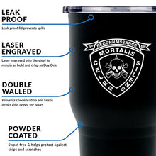 Load image into Gallery viewer, 3rd Recon logo tumbler, 3rd Recon coffee cup, 3rd Reconnaissance Bn USMC, Marine Corp gift ideas, USMC Gifts for women 
