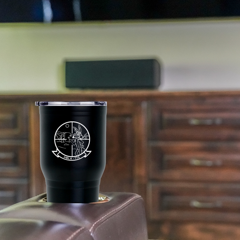 Marine Light Helicopter Attack Squadron 775 (HMLA-775) USMC Unit logo tumbler, HMLA-775 coffee cup, HMLA-775 USMC, Marine Corp gift ideas, USMC Gifts for men or women 30 Oz Tumbler