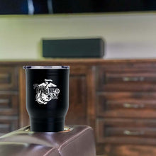 Load image into Gallery viewer, 30oz Proud Marine Mom/Dad Insulated Stainless Steel Tumbler
