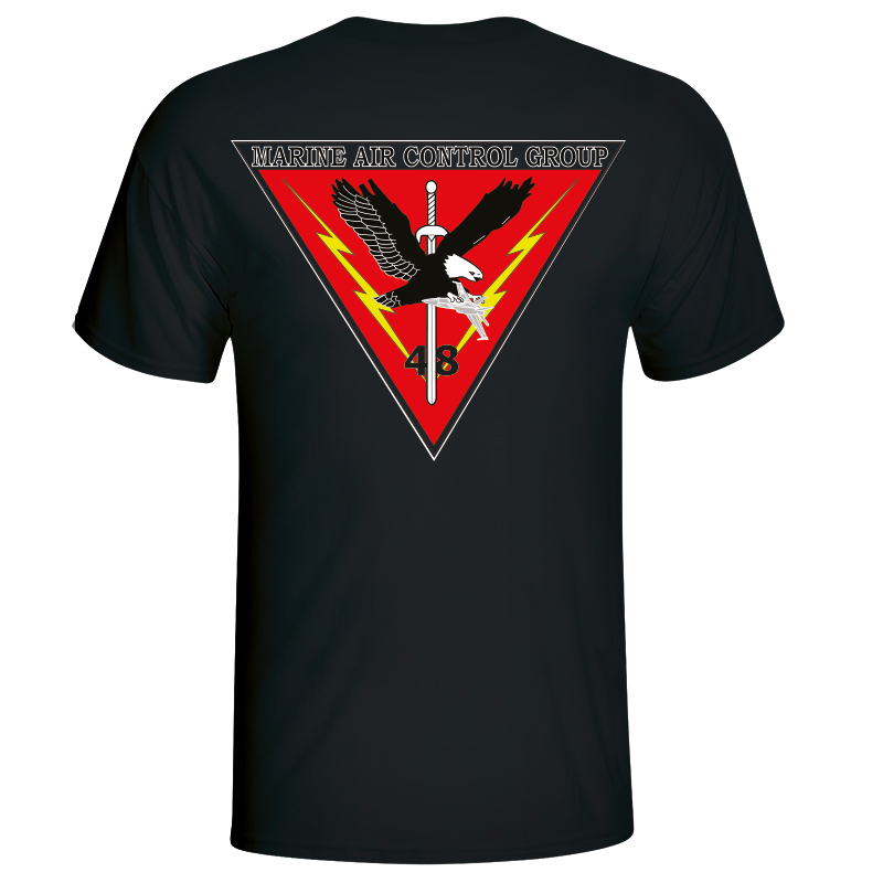 MACG-48 USMC Unit Long Sleeve T-Shirt Black