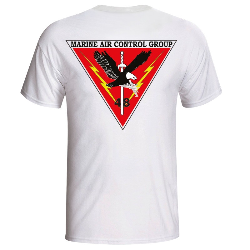 MACG-48 USMC Unit Long Sleeve T-Shirt White