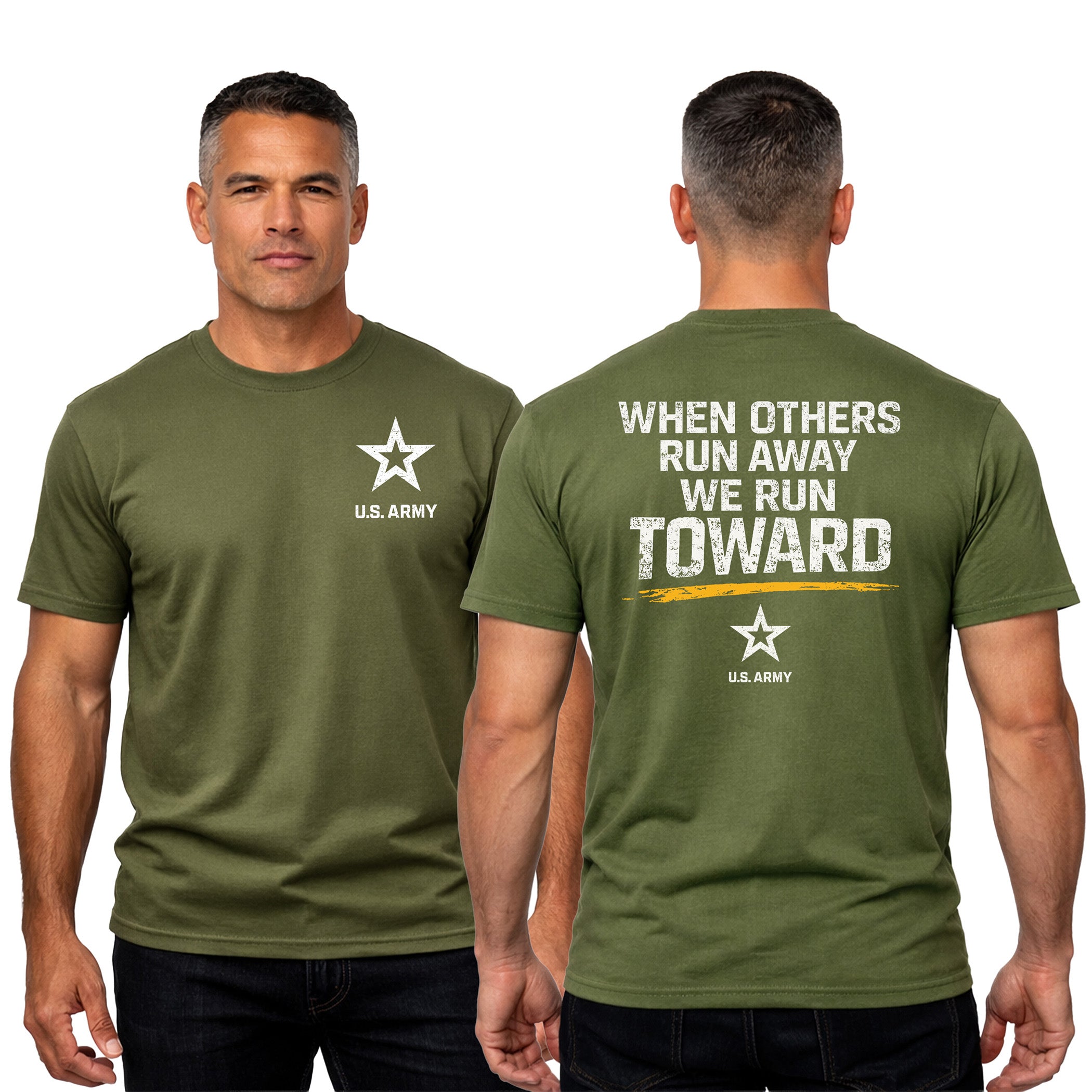 U.S. Army 'When Others Run Away, We Run Toward' T-Shirt