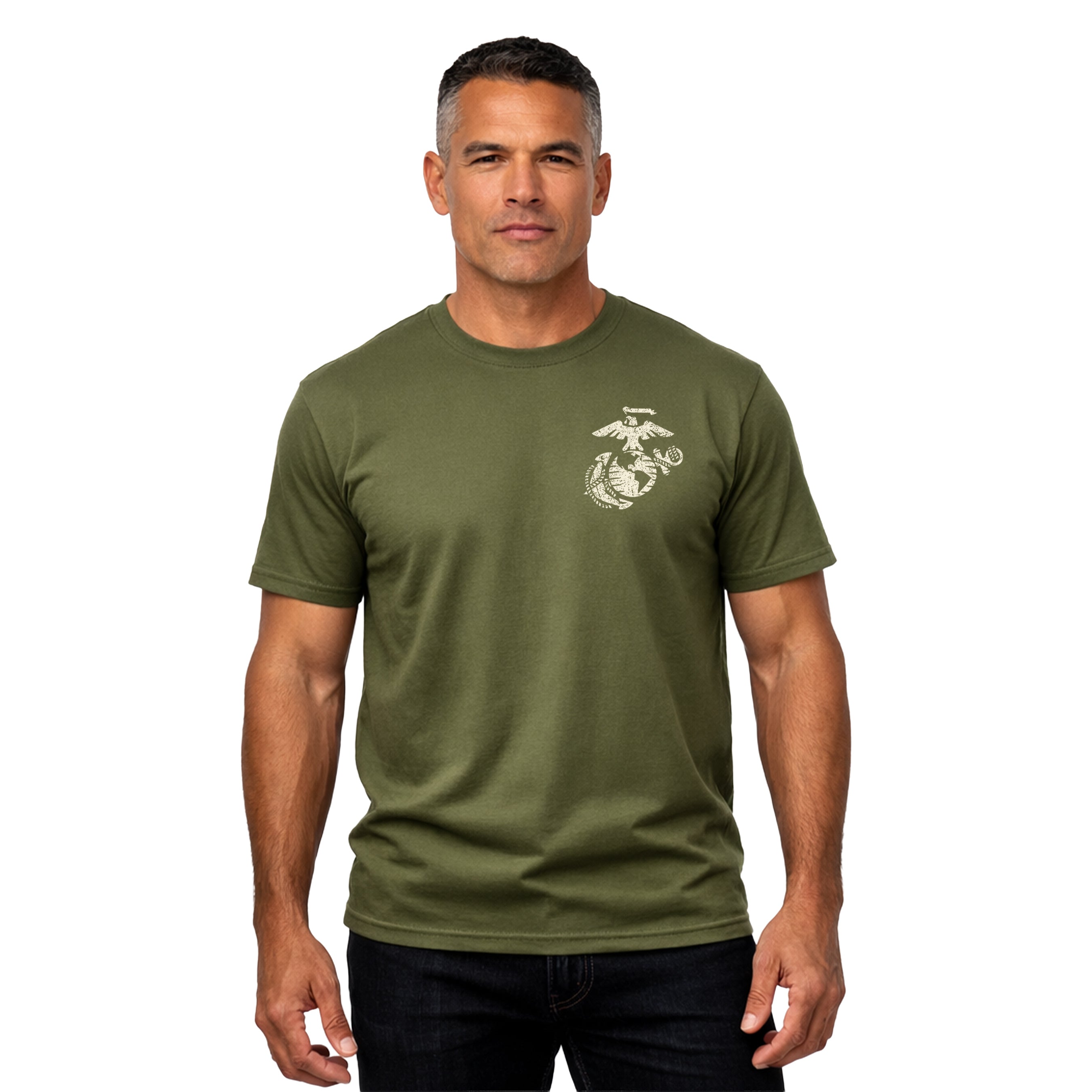 “We Run Toward the Gunfire” USMC T-Shirt