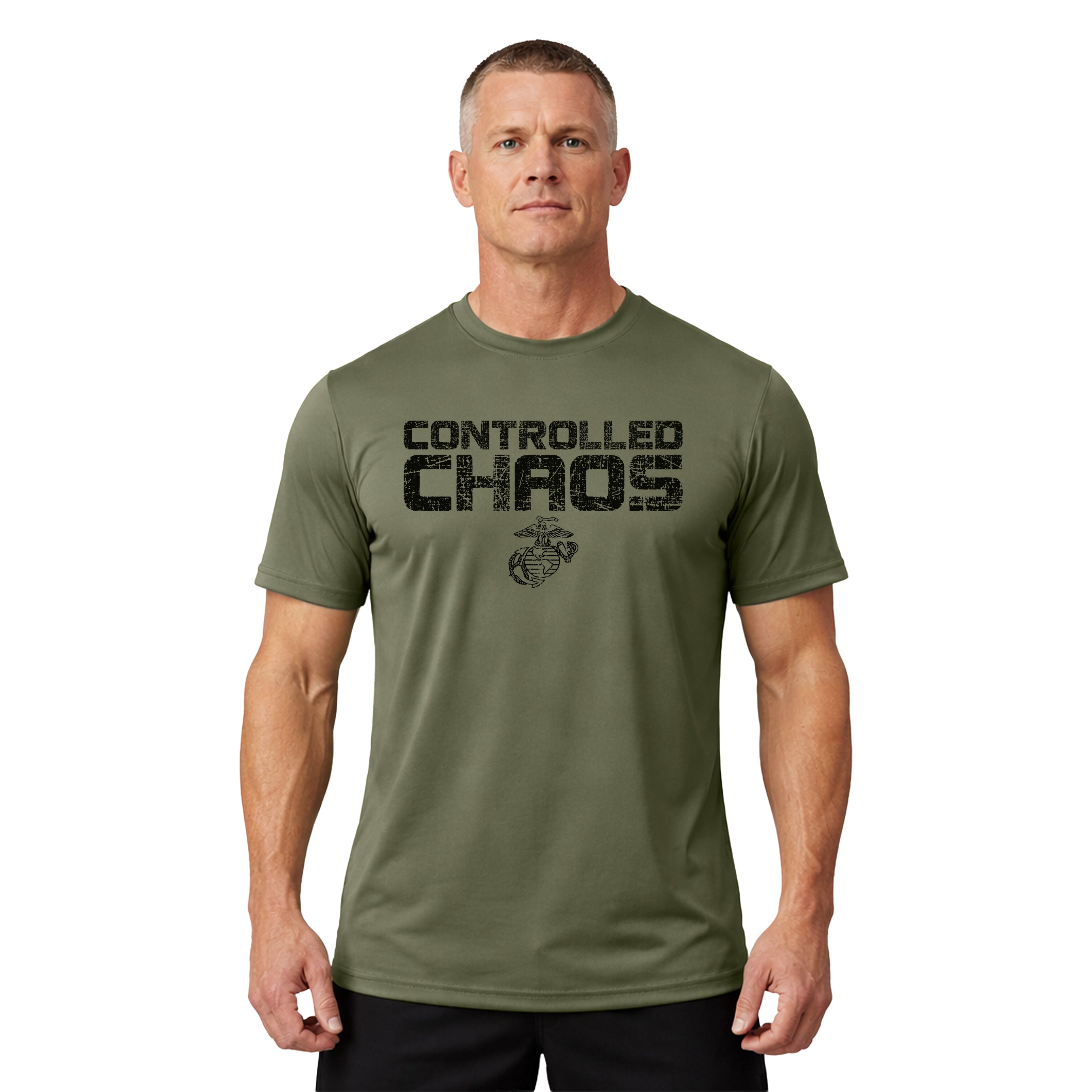 Marines Controlled Chaos Performance T-shirt
