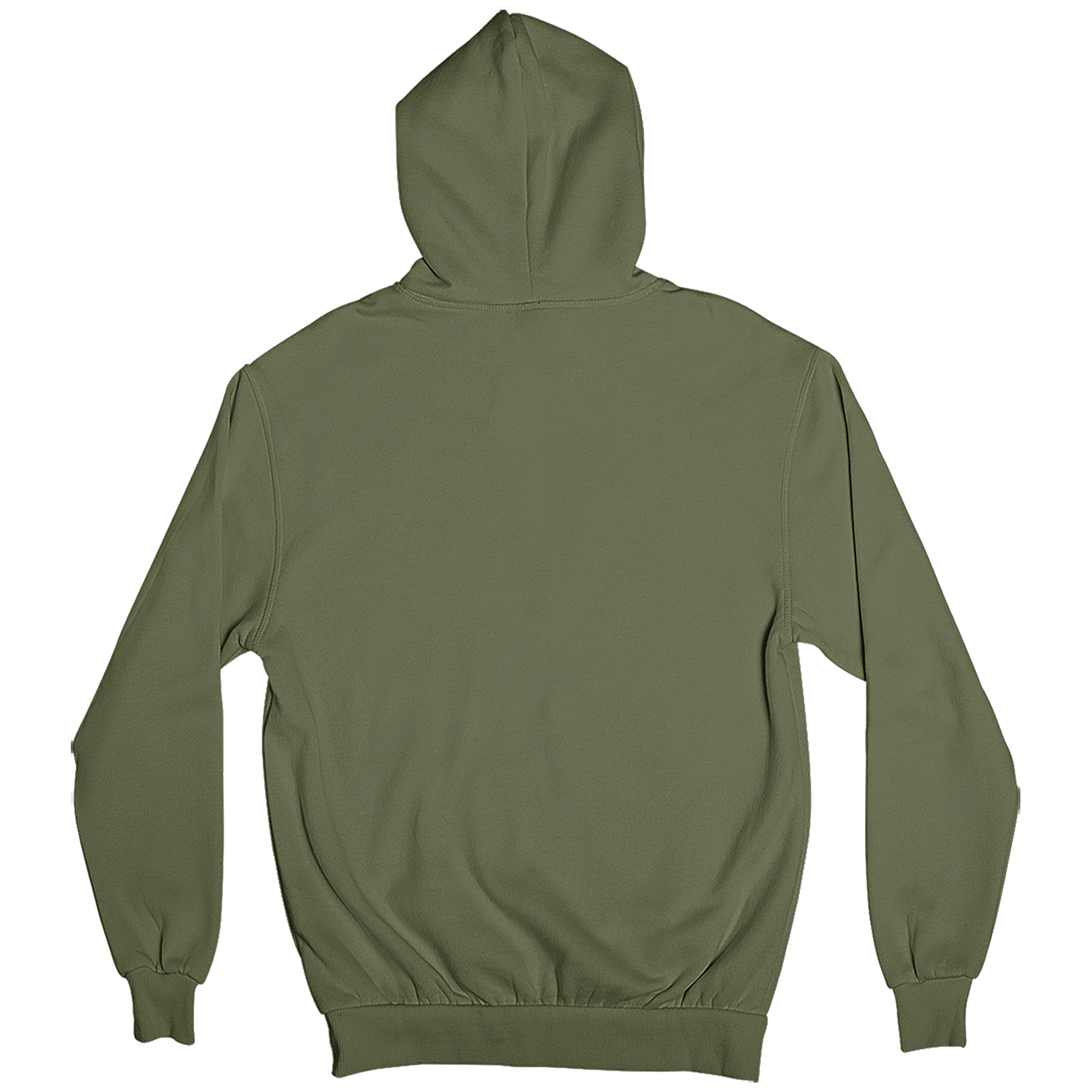Marines Green Hoodie back view