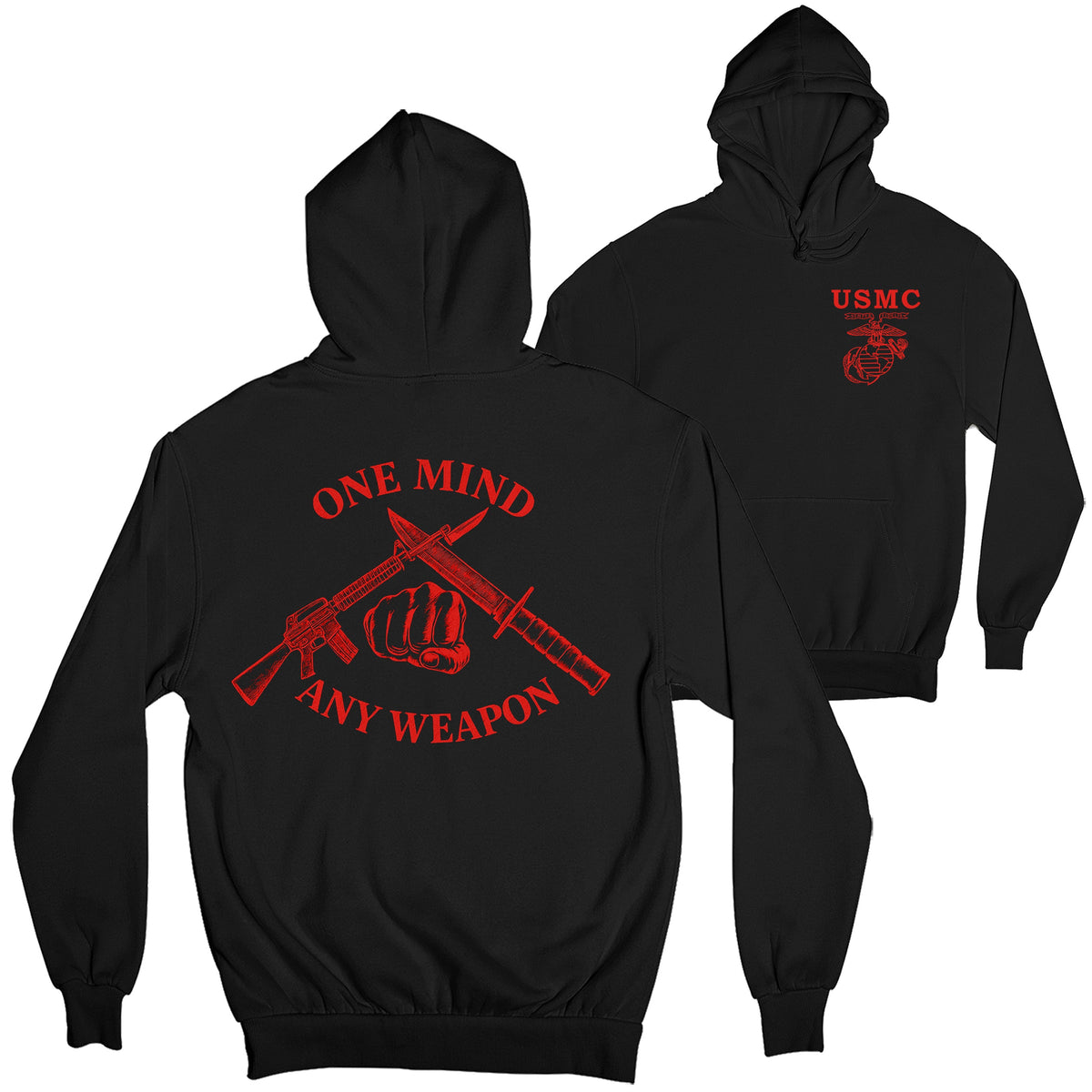 USMC Fight Club Hoodie | Marine Corps Gift Shop