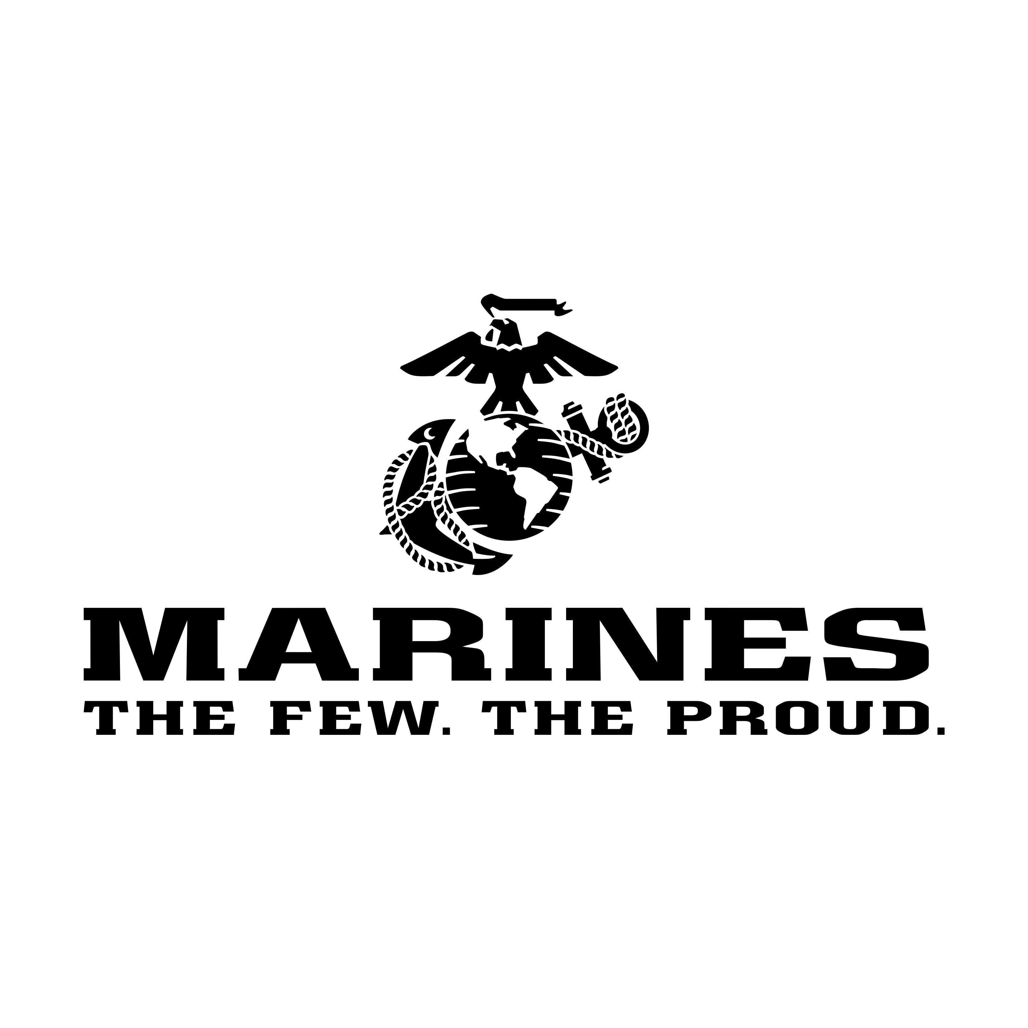 Marines The Few The Proud Chest Seal Hoodie