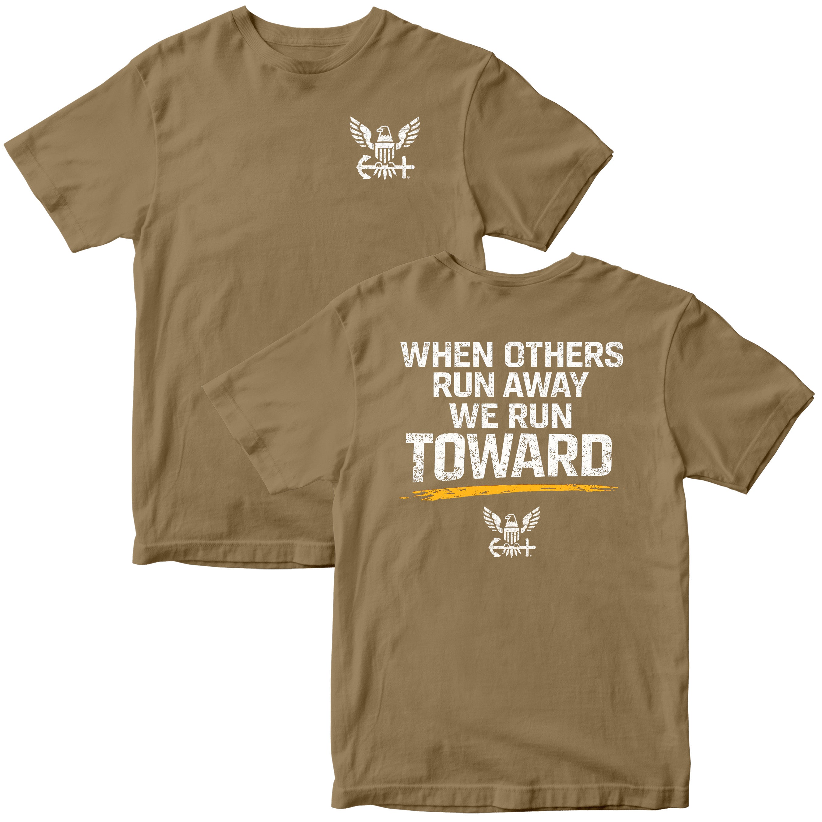 U.S. Navy 'When Others Run Away, We Run Toward' T-Shirt